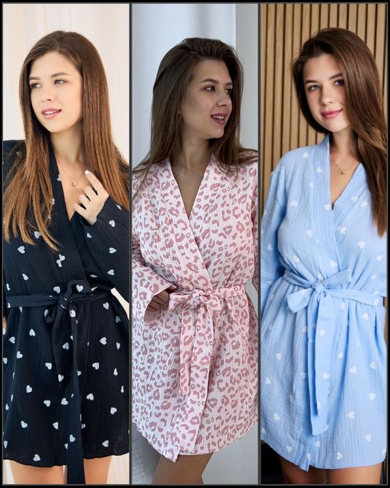 Халатик жіночій  муслін