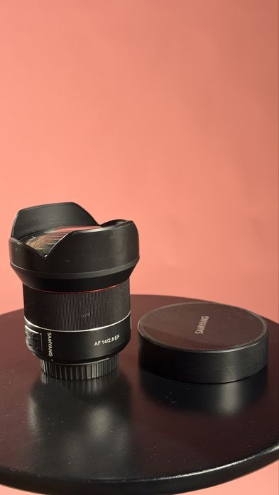 Lente samyang 14mm f2.8 auto foco (canon)