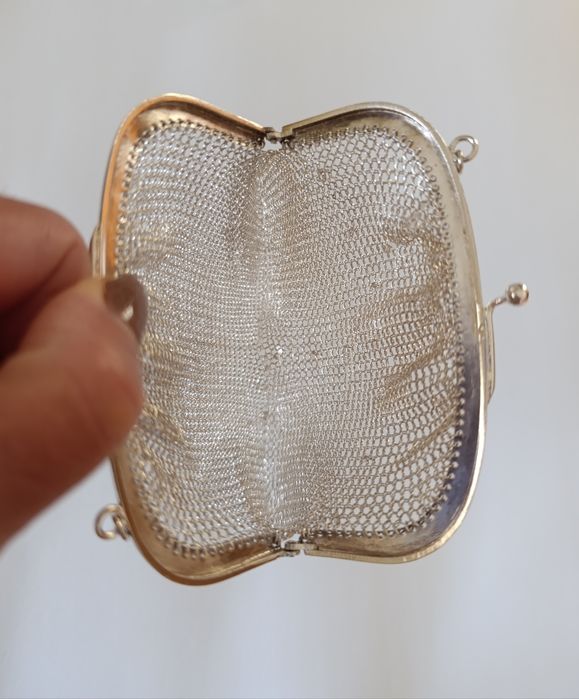 Bolsa em prata Javali