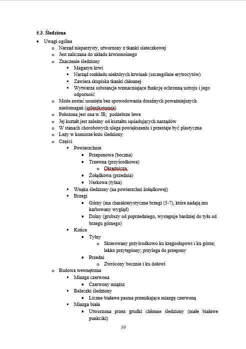 Notatki Anatomia WUM Lekarski