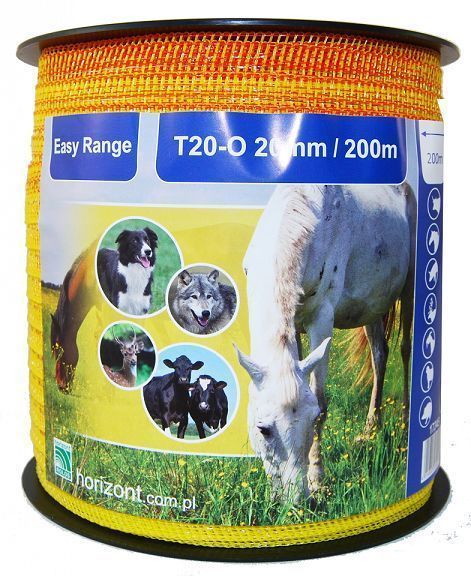 Taśma ogrodzeniowa 20/200 do pastucha najtaniej!