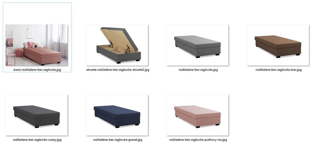 Tapczan jednoosobowy EKO – solidne i wytrzymałe  łóżko hotelowe / sofa