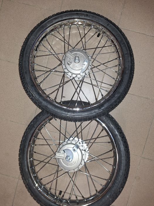 Odnowione wycentrowane kola kpl r17" romet ogar 202,2-biegowy
