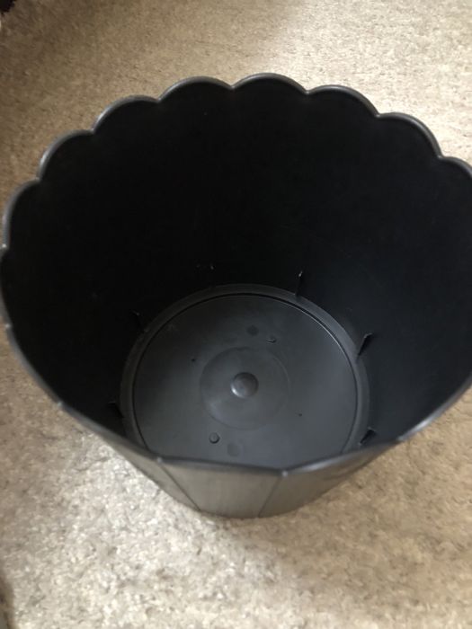 Vaso plástico preto