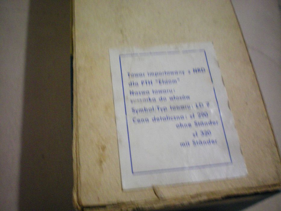 -Suszarka do włosów-stara z NRD.