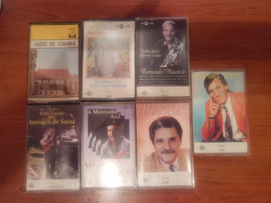 LOTE DE 77 Cassetes de Musica Portuguesa Originais