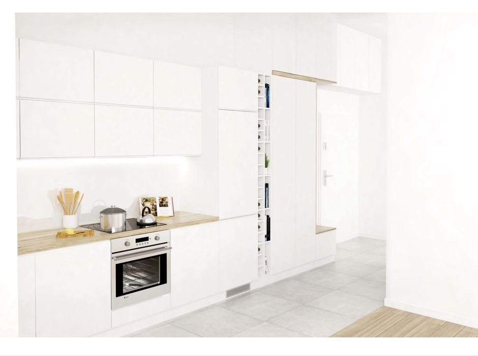 Wysokie przestronne mieszkanie z balkonem 16m2 +MP w hali