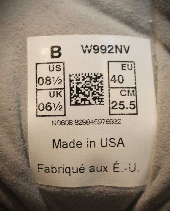 Damskie  New Balance 992 Made in USA