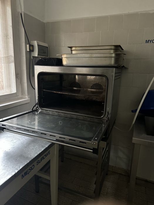 Piec konwekcyjno parowy hendi+podstawa