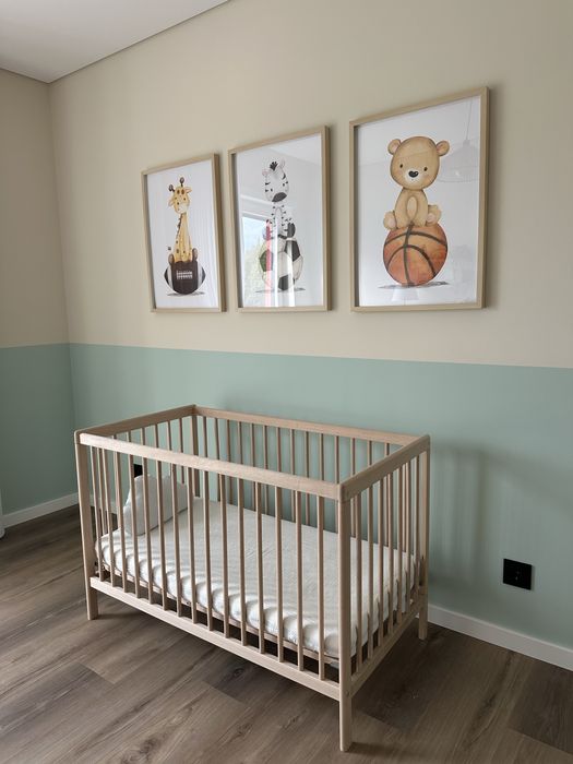 Berço de madeira classico Zara Home + Colchão de berço Mimo EcusKids