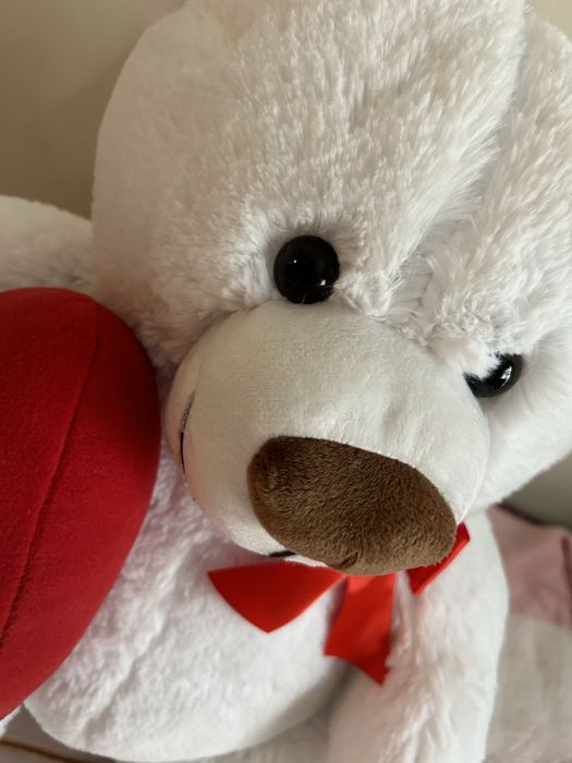 Миша плюшевый с сердцем