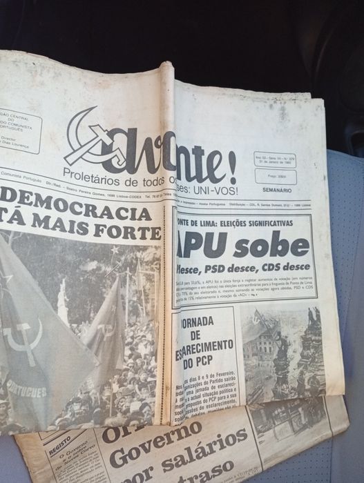 Jornal antigo avante