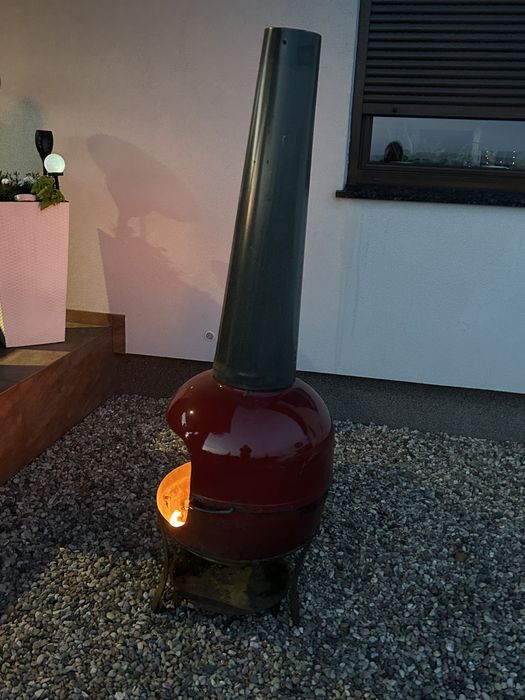 Kominek piecyk grill