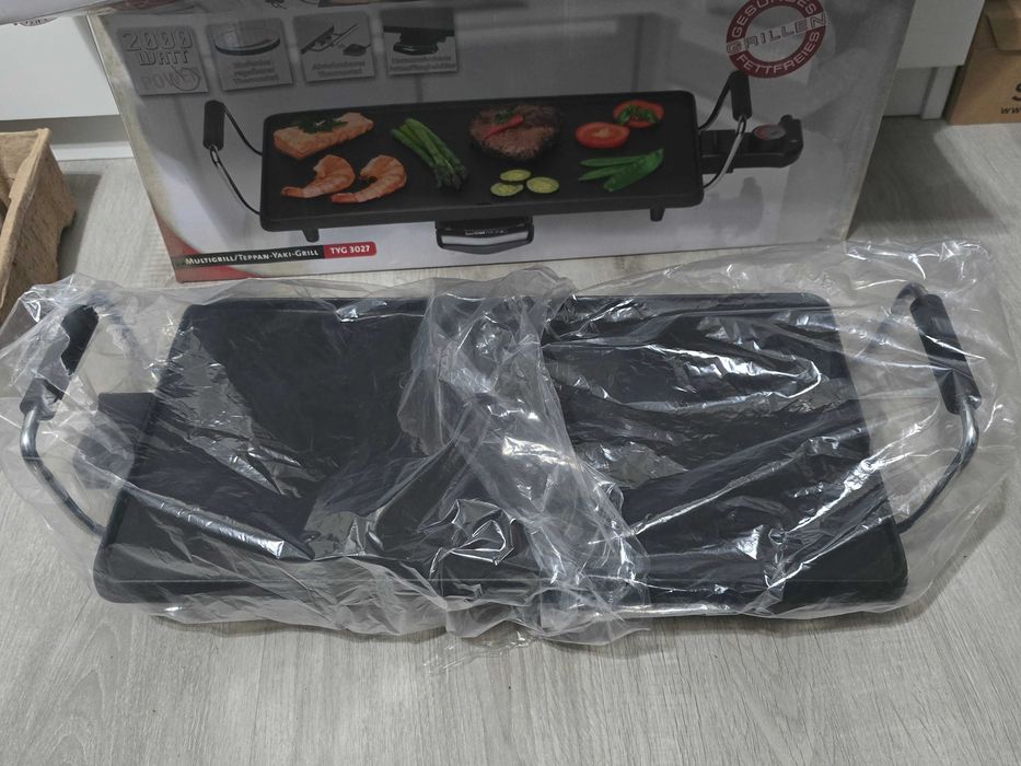 Grelhador Elétrico Clatronic TYG 2000 Watts