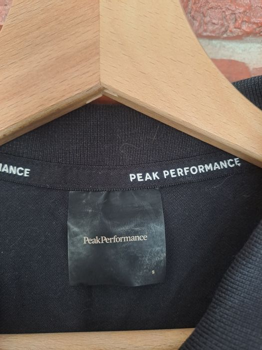 Damska koszulka polo polówka Peak Performance r.S czarne