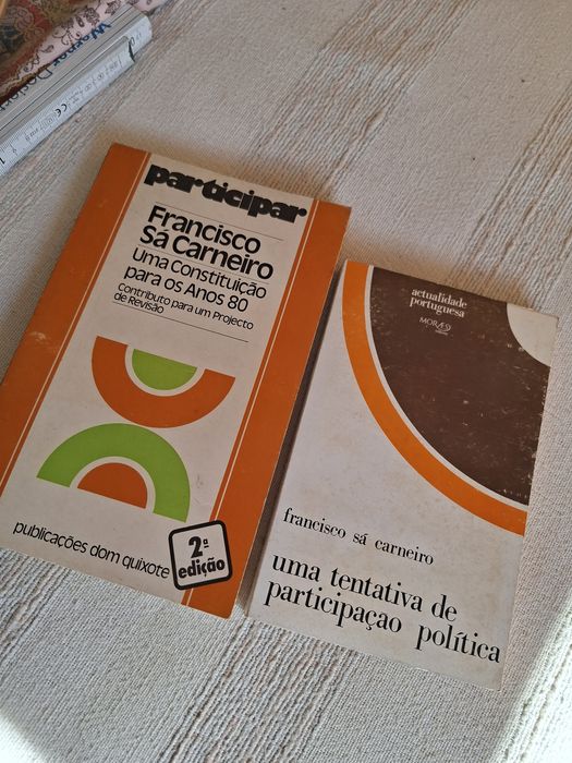 Dois livros de Francisco Sá Carneiro