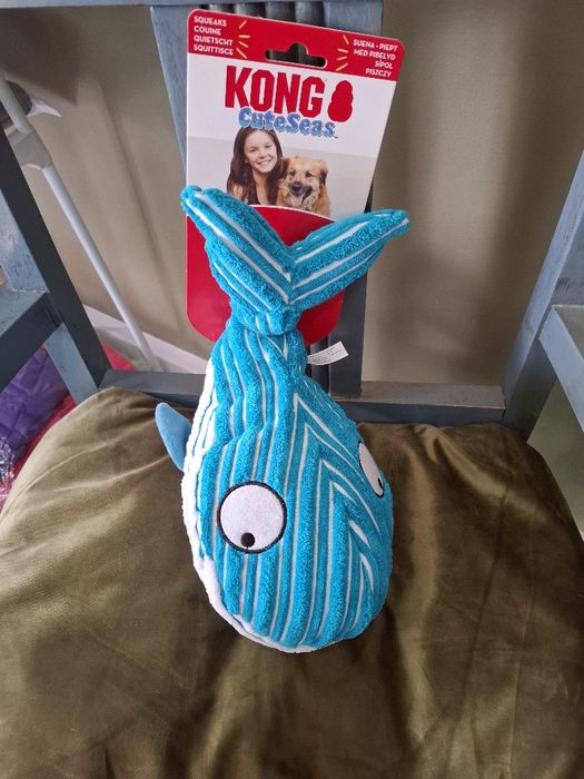 Brinquedo para cão KONG CuteSeas Baleia – novo!