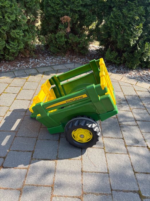 Traktor PEG PEREGO John Deere DUAL FORCE z przyczepą