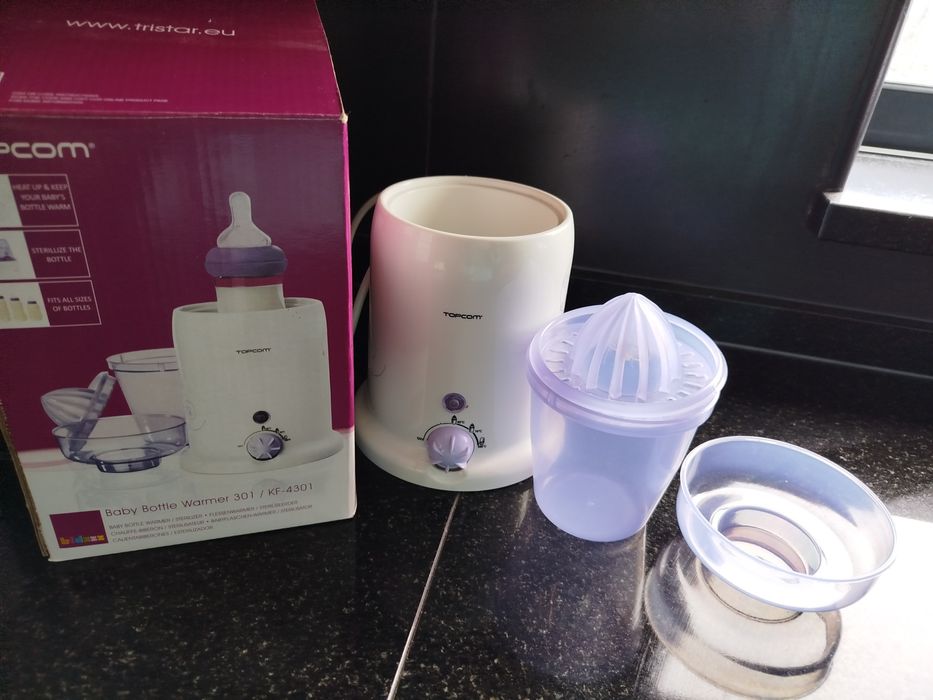 Aquecedor e esterilizador de biberões