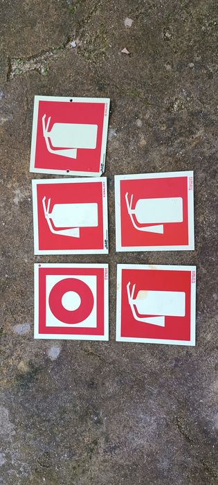 Placas de sinalização extintor