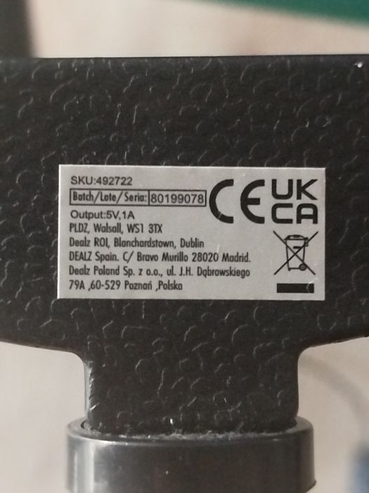 Dealz lampa pierścieniowa do selfie, makijażu