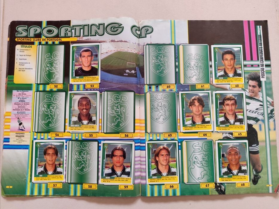 Caderneta de Cromos - Futebol 98/99 (163 Cromos)