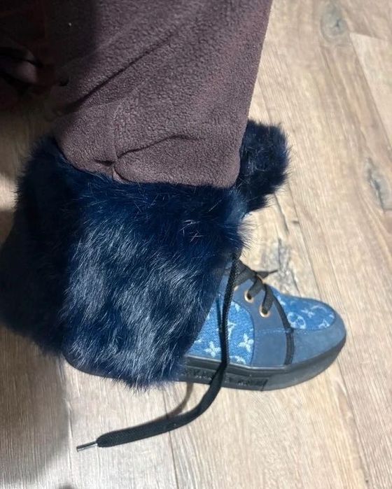 Buty kozaki stylu Louis Vuitton