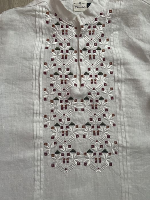 Вишиванка біла чоловіча Paradova s
