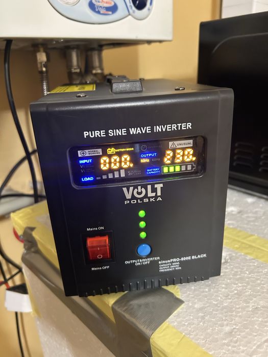 ДБЖ Інвертор SINUSPRO-500E 12В 350/500Вт VOLT POLSKA