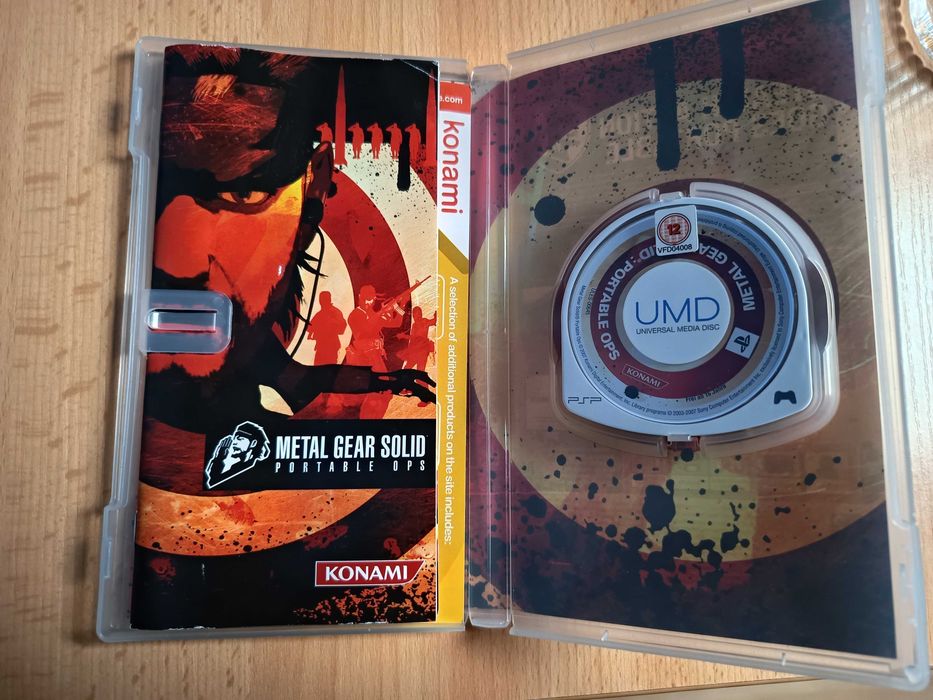 Metal Gear Solid Portable Ops PSP PlayStation angielska komplet