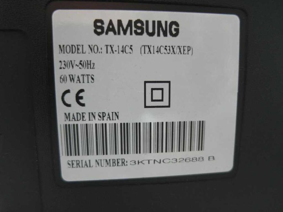TV com Video VHS Samsung 14" Novo