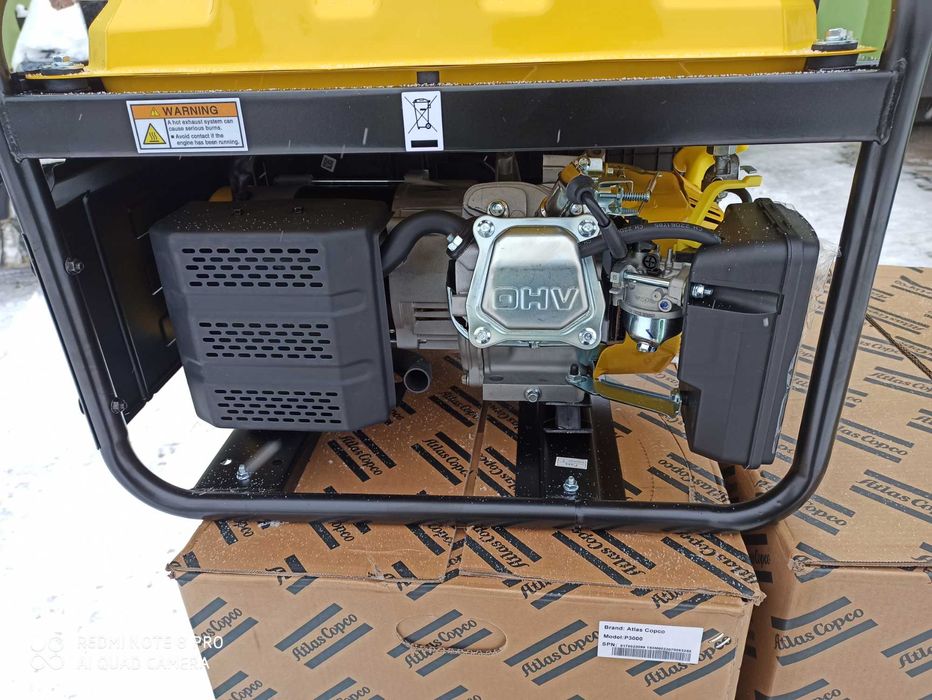Генератор бензиновий Atlas Copco P3000  2.5KW