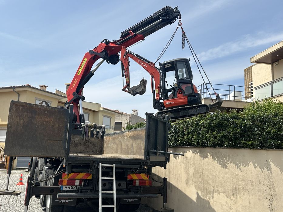 Serviço de mini giratoria