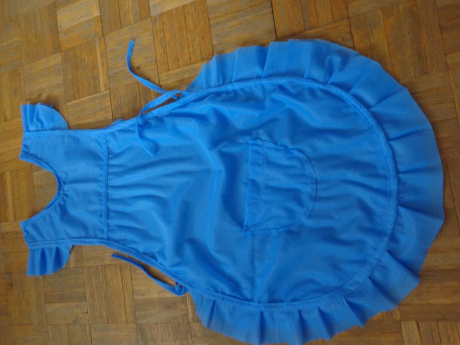 fartuszek damski nowy błękitny xl