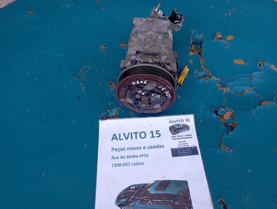 Motor de ar condicionado Peugeot 206 CC 1.6 HDI  2006