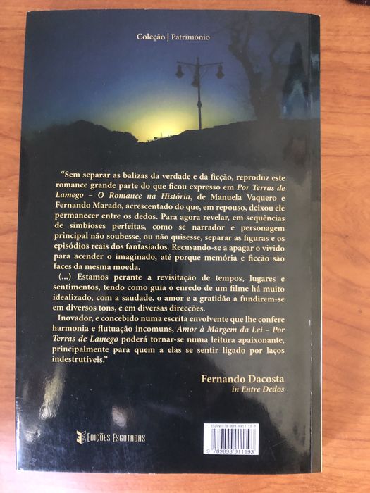 Romance “Amor à margem da Lei”