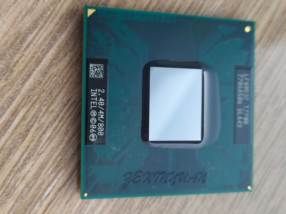 Процесор Intel Core 2 Duo T7700 2.4 GHz, 800 MHz. Сокет P.