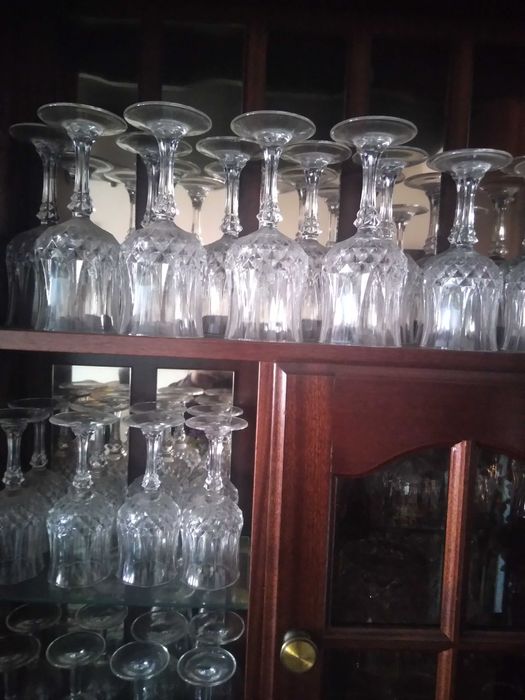 Copos cristal 37 pecas