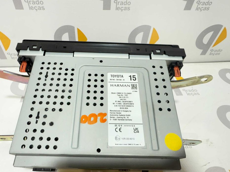 Rádio Multimedia Gps Toyota Aygo X 2022