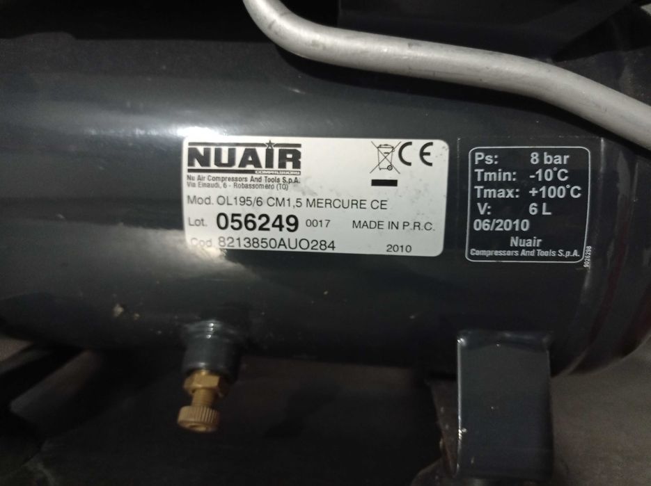 Compressor Mercure 6L 8 bar