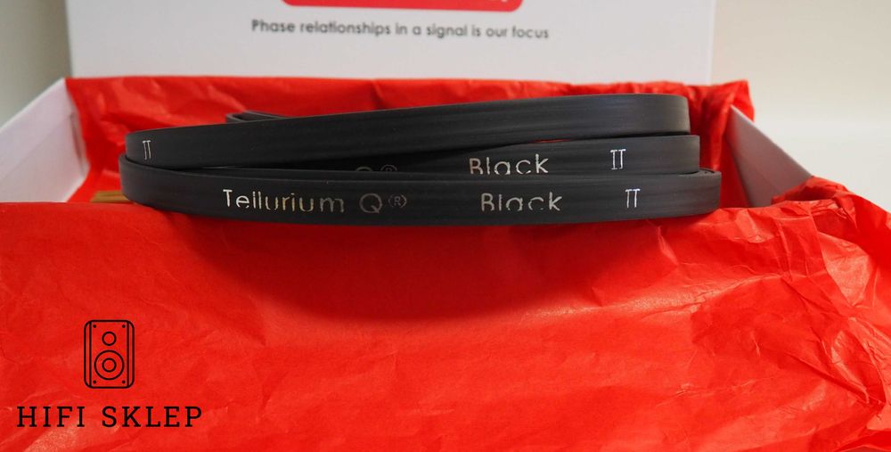 Kabel głośnikowy Tellurium Black II 2x3 m/Promocja !!!