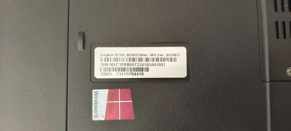 Portátil Packard Bell TE11HC com melhorias.64283911837697123