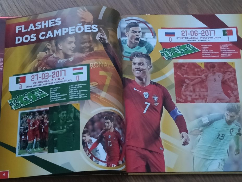 Caderneta Fome de Vencer e lote de cromos