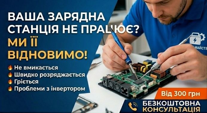 Ремонт зарядных станций EcoFlow, Bluetti, Jackery. Сервис и обслуживание