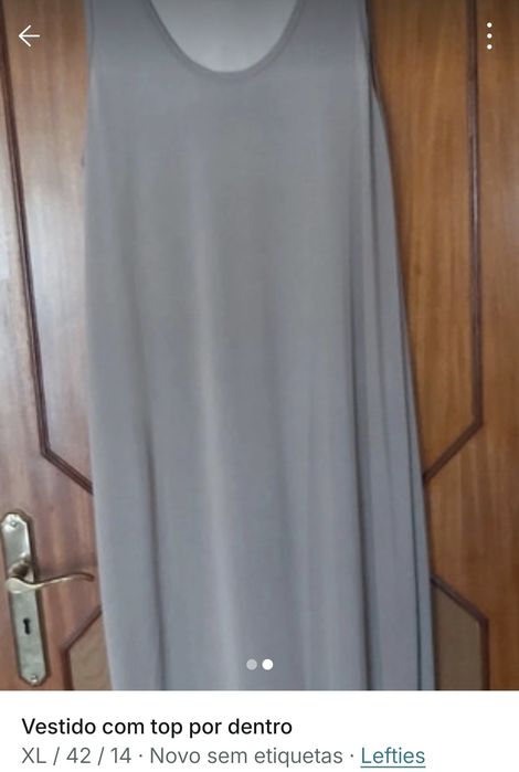 Vestido comprido com top venda separada