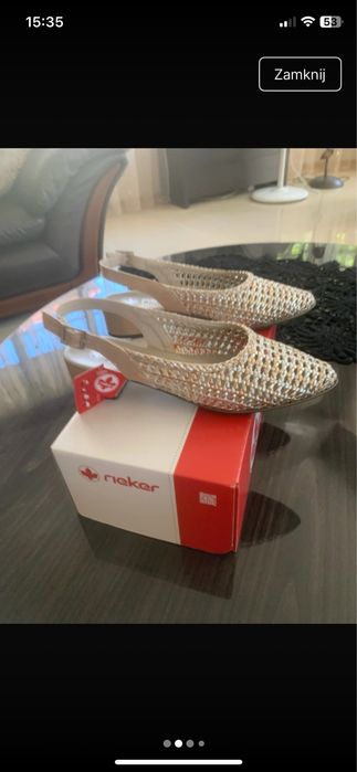 Sandały damskie Rieker nowe