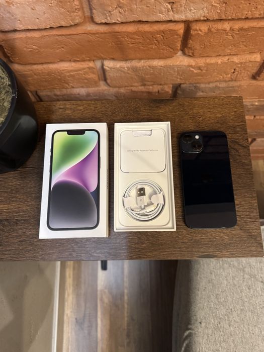 iPhone 14 128gb 100% Bateria | Midnight | Okazja !