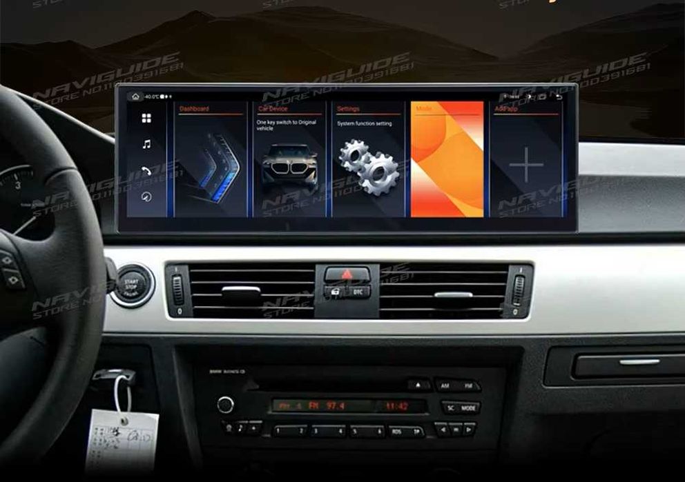Android Radio Bluetooth GPS WiFi 4G USB CarPlay BMW 3  E90 E91 E92 E93 14,9 cala