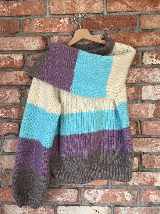 Sweter handmade naturalny skład