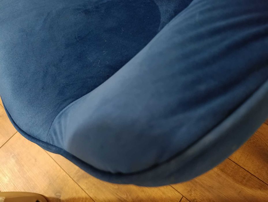 PILNE krzesło welurowe tapicerowane